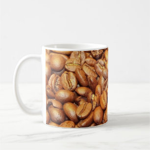 Mug Photographie des fèves de café