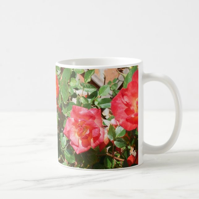Mug Photographie Rose de Bright Red Bush (Droite)
