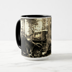 MUG PHOTOGRAPHIE VINTAGE COLORSPLASH DE CHASSEUR DE