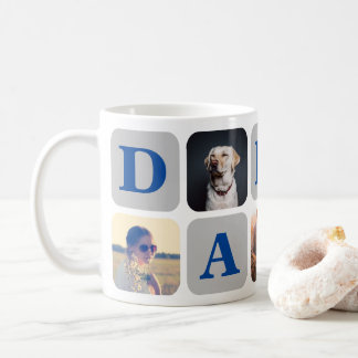 Mug Photos de papa et taper un mot de cinq lettres