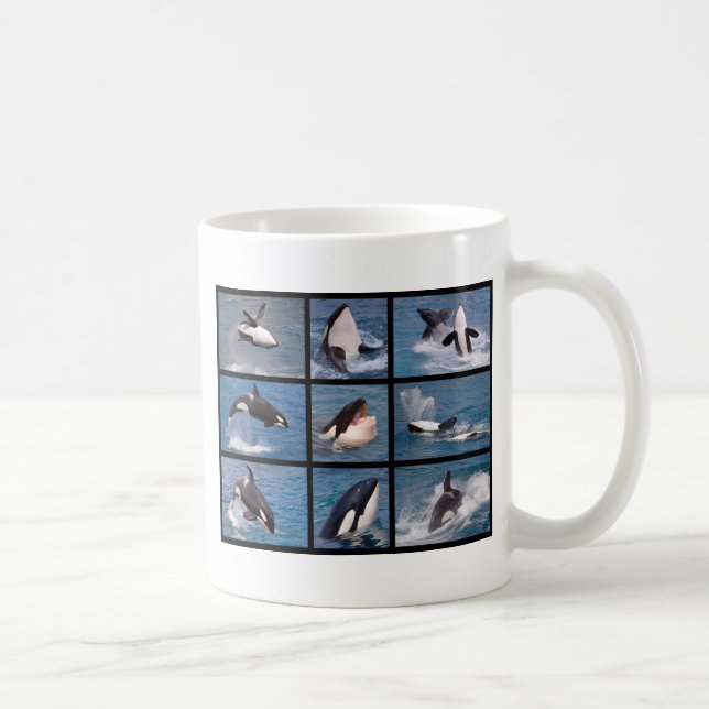 Mug Photos mosaïque d'épaulards (Droite)