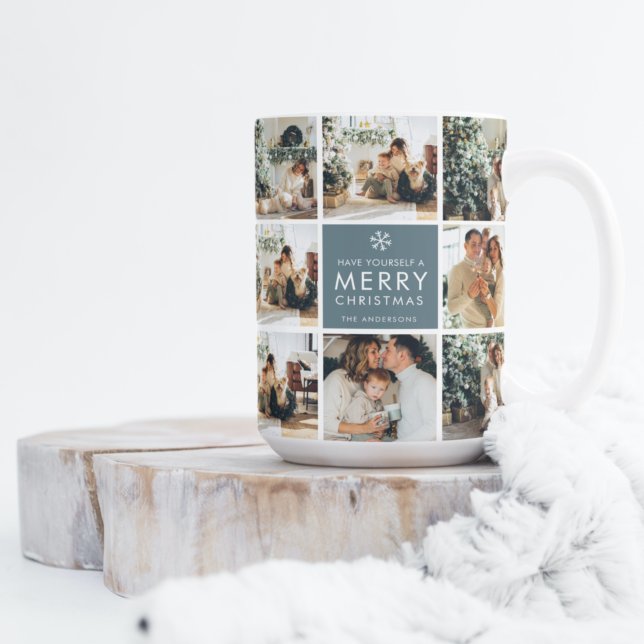 Mug Photos Multi Holiday | Merry Christmas | (Créateur téléchargé)