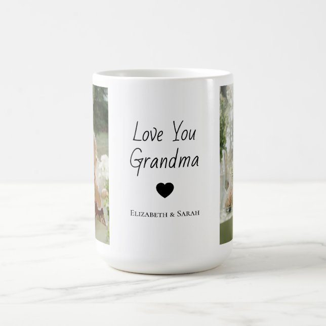 Mug Photos personnalisées & "Aimez-vous grand-mère (Centre)