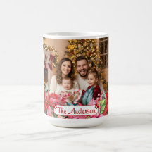 Photos personnalisés avec bordure florale élégante