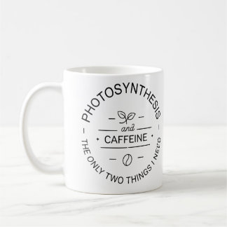 Mug Photosynthèse et caféine , amateur de café et de p