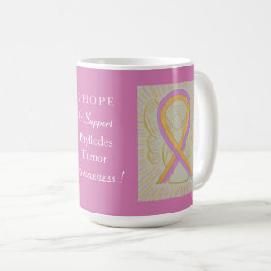 Mug Phyllodes Tumor Awareness Ribbon Angel Custom Muge