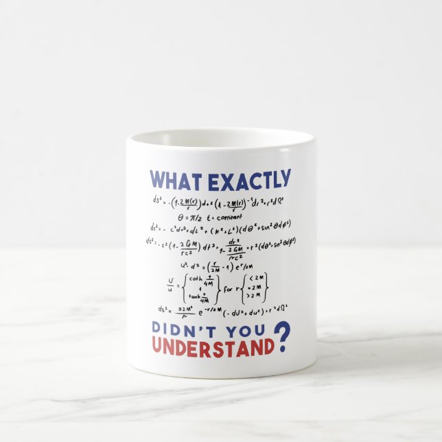 Mug Physics formula Joke (Centre)