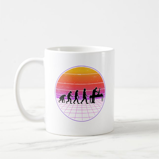 Mug Physiotherapist Evolution Vaporwave Physio (Gauche)