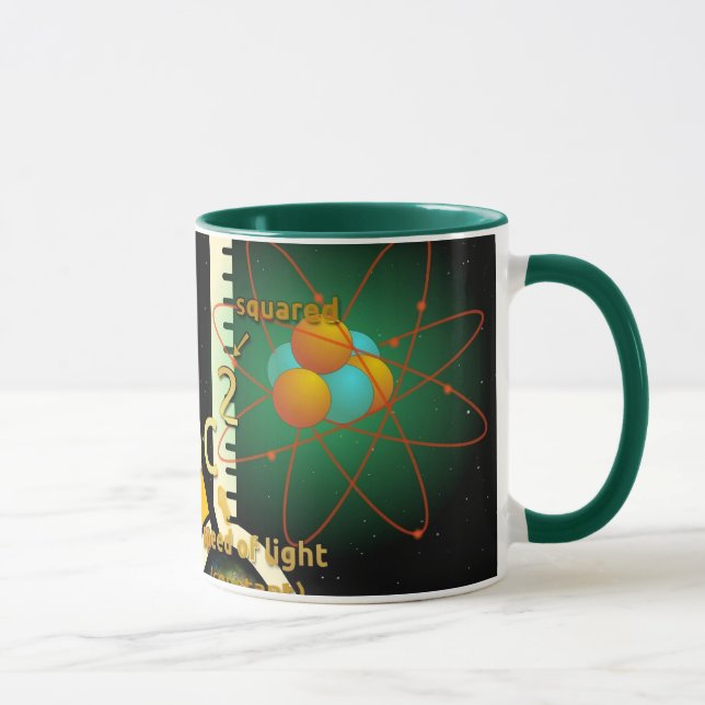 Mug Physique E=mc2 conception colorée (Droite)