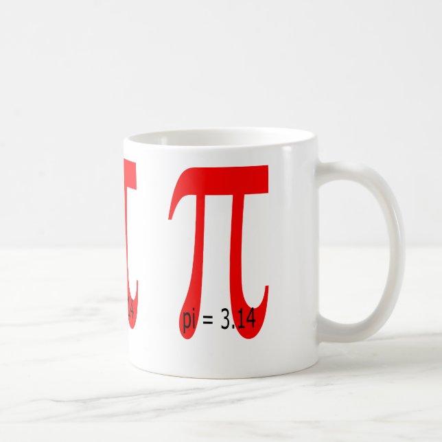 Mug pi = 3 14159 265 (Droite)