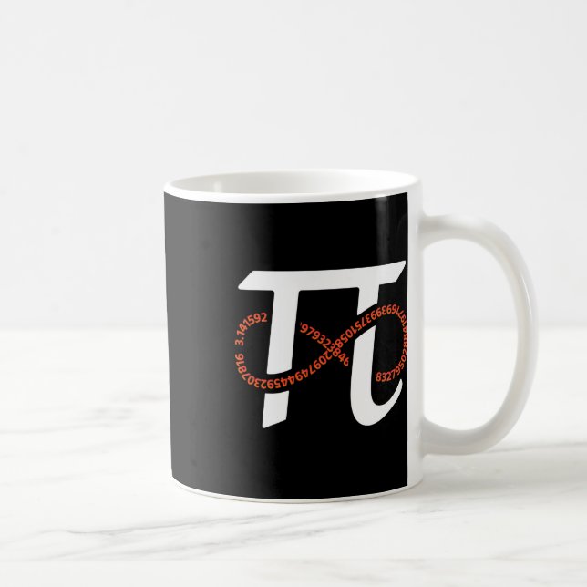 Mug Pi Day Funny Infinity Numéros Geek Nerd Math Lover (Droite)