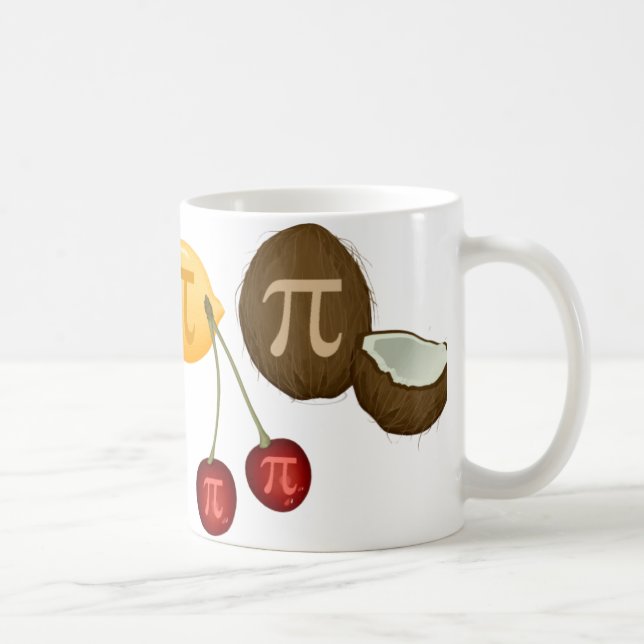 Mug Pi Day sur diverses confitures de fruits (Droite)