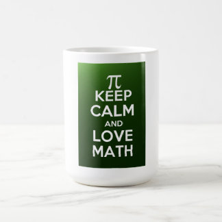 Mug Pi gardent le calme et les maths d'amour