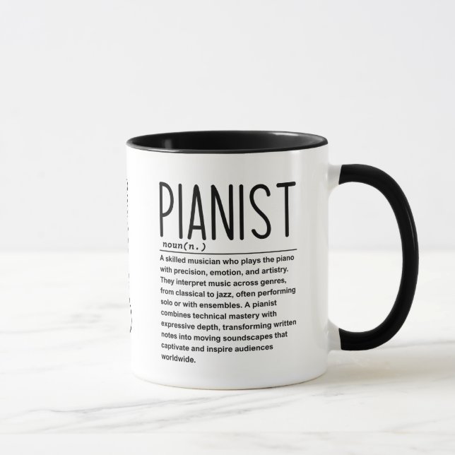 Mug Pianiste (Droite)