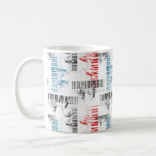 Mug Pianiste mains motif
