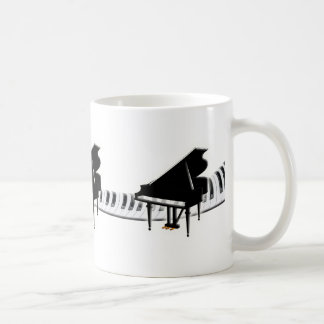 Mug Piano à queue et clavier