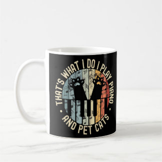 Mug Piano Chat Clavier Lecteur Chats Musicien
