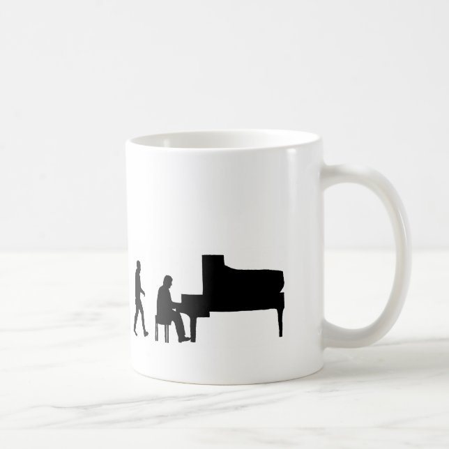 Mug Piano de l'évolution EVO05 (Droite)