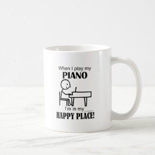 Mug Piano Happy Place
