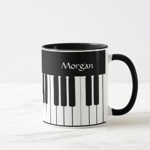 Mug Piano Keyboard Music Personnalisé 2