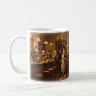 Mug Piano Man — Scène de bar nostalgique du samedi soi