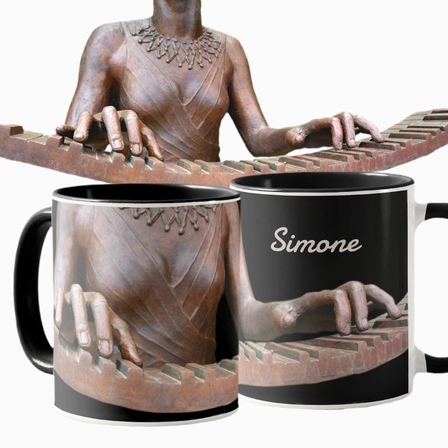 Mug Piano sculpté Clavier Pianiste Mains Musicales (Créateur téléchargé)