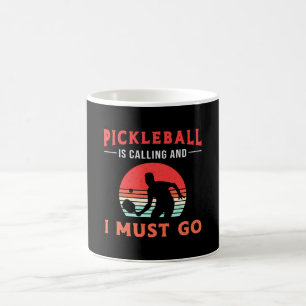 Mug Pickleball Appelle Et Je Dois Aller Joueur De Padd