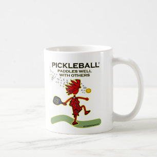 Mug Pickleball barbote bien avec d'autres