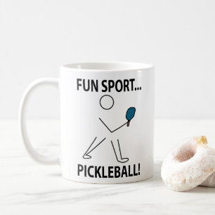 Mug Pickleball Player Sports Amusement Sport Picklebal