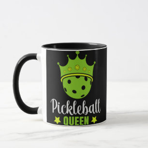Mug Pickleball Queen Funny Pickball Ball Queen