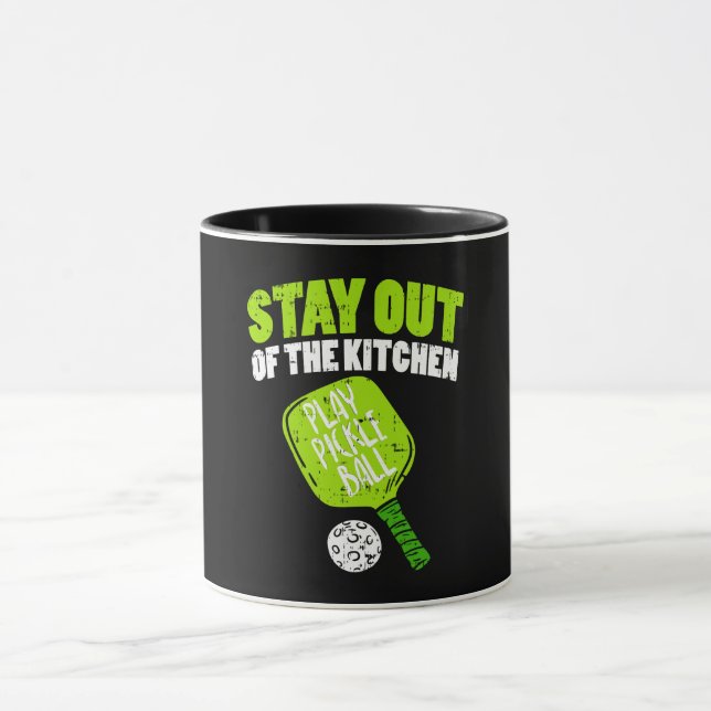 Mug Pickleball - Restez Hors De La Cuisine (Centre)