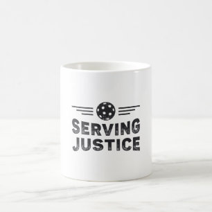 Mug Pickleball Servant Justice Dink Pickleball Joueur