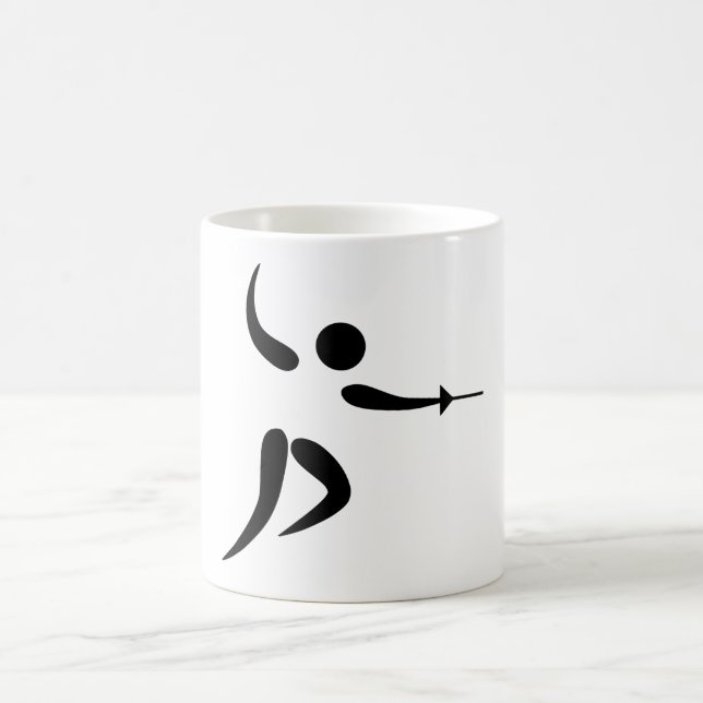 Mug Pictogramme de clôture concurrentiel et olympique (Centre)