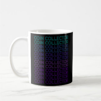 Mug Pièce Collecte de pièce Retro Coinologue