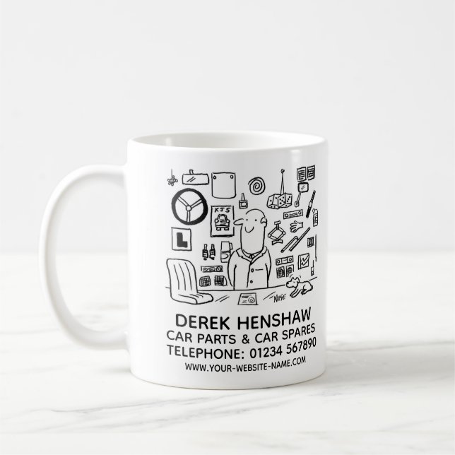 Mug Pièces de voiture et pièces de voiture promotionne (Gauche)