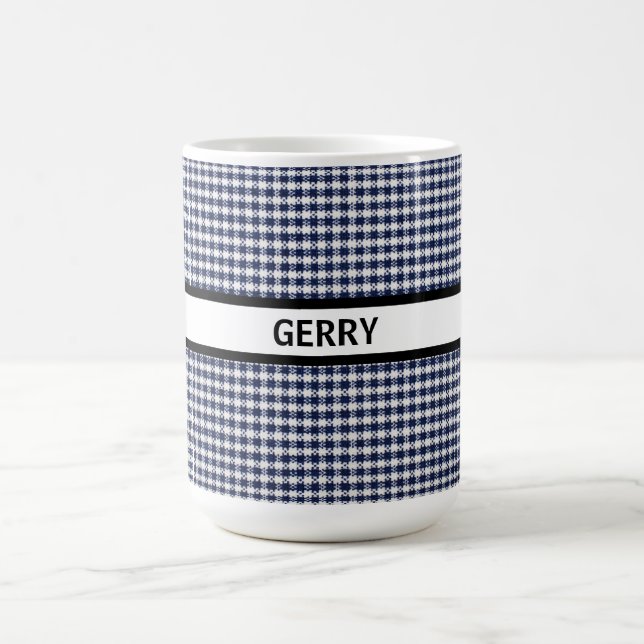 Mug Pied de fond noir et blanc Personnalisé (Centre)