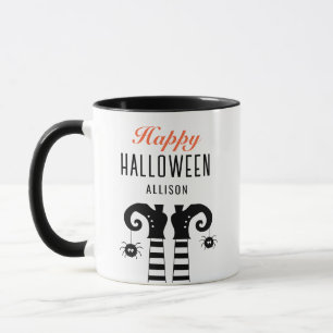 Mug Pieds de sorcière Halloween personnalisés
