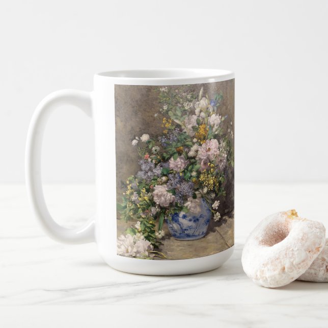 Mug Pierre-Auguste Renoir Bouquet de printemps (Avec donut)