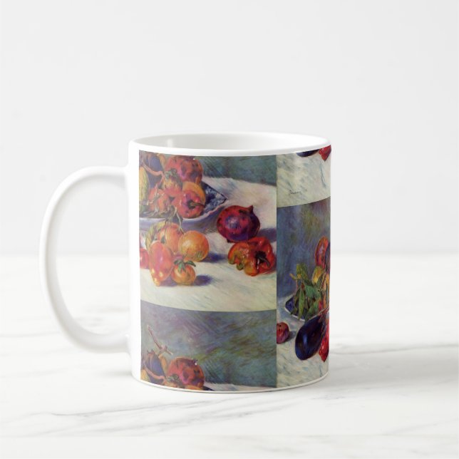 Mug Pierre Auguste Renoir La vie morte avec des fruits (Gauche)