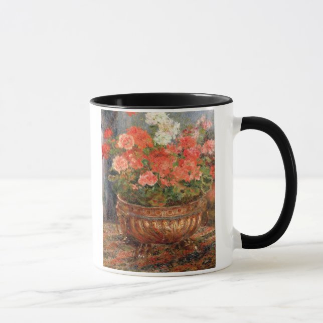 Mug Pierre géraniums de Renoir un | dans un bassin de (Droite)