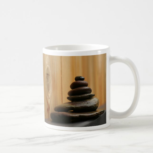 Mug Pierres et bois de méditation de cairn (Droite)