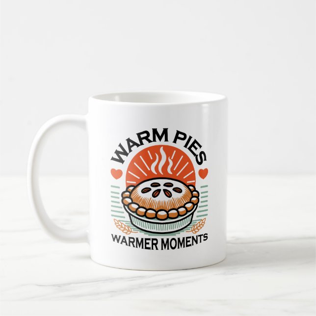 Mug Pies chaudes Moments plus chauds - Conception d'au (Gauche)