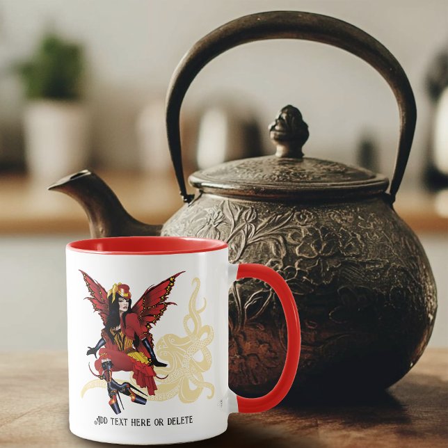 Mug Pieuvre rouge à vapeur (Créateur téléchargé)