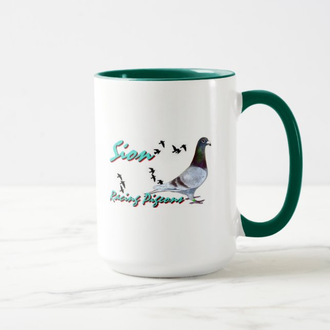Mug Pigeon d'emballage collectable de Sion de série (Droite)