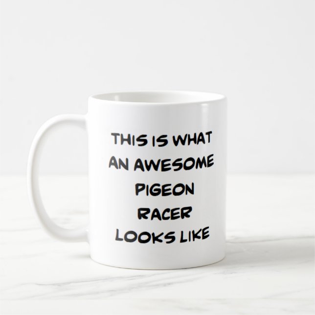Mug pigeon racer, génial (Gauche)