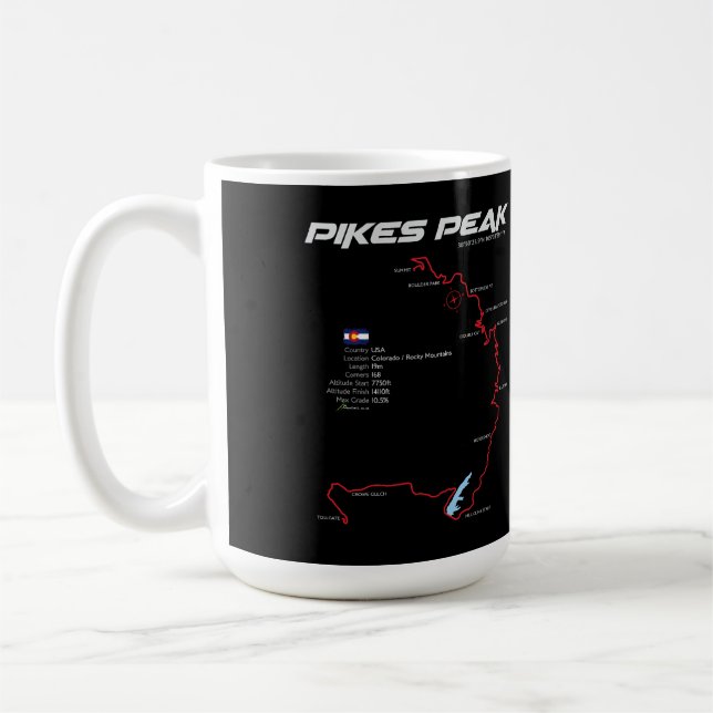 Mug Pikes Peak Colorado USA Route 01 (Gauche)