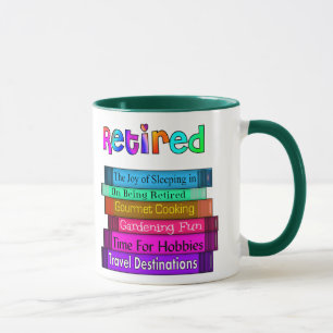 Mug Pile unique de cadeaux de retraite de conception
