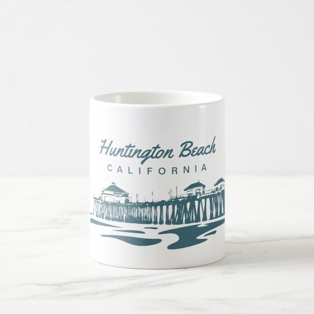 Mug Pilier de Huntington Beach, la Californie - (Centre)
