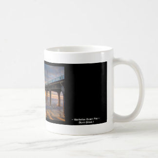 Mug Pilier de Manhattan Beach de ~ de la coupure I de