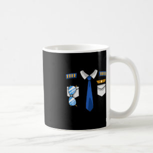 Mug Pilote Costume Uniforme Aviateur Aviateur Aviateur